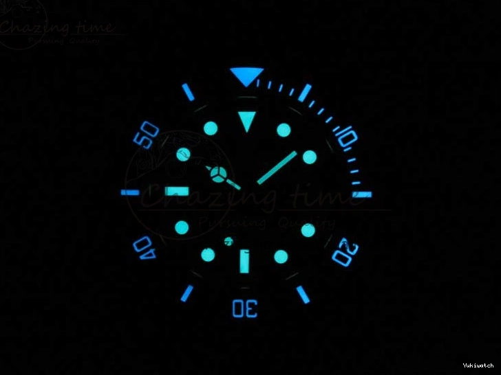 5GF Black Black Best SA3135 Cream Ceramic Dial Submariner on 40mm Strap Rubber Edition 1224